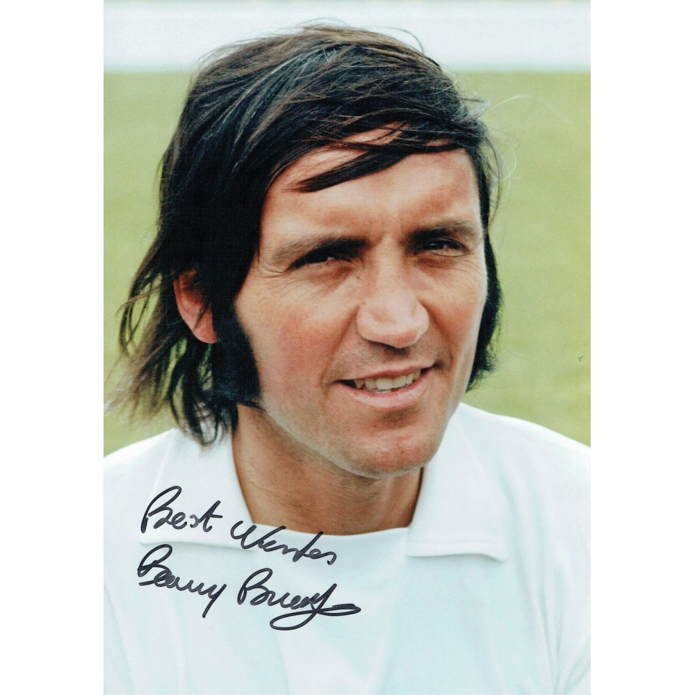 Barry Bridges Millwall Signed 12 x 8 Inch Football Photograph. Barry Bridges Millwall Signed 12 x 8 Inch Football Photograph.