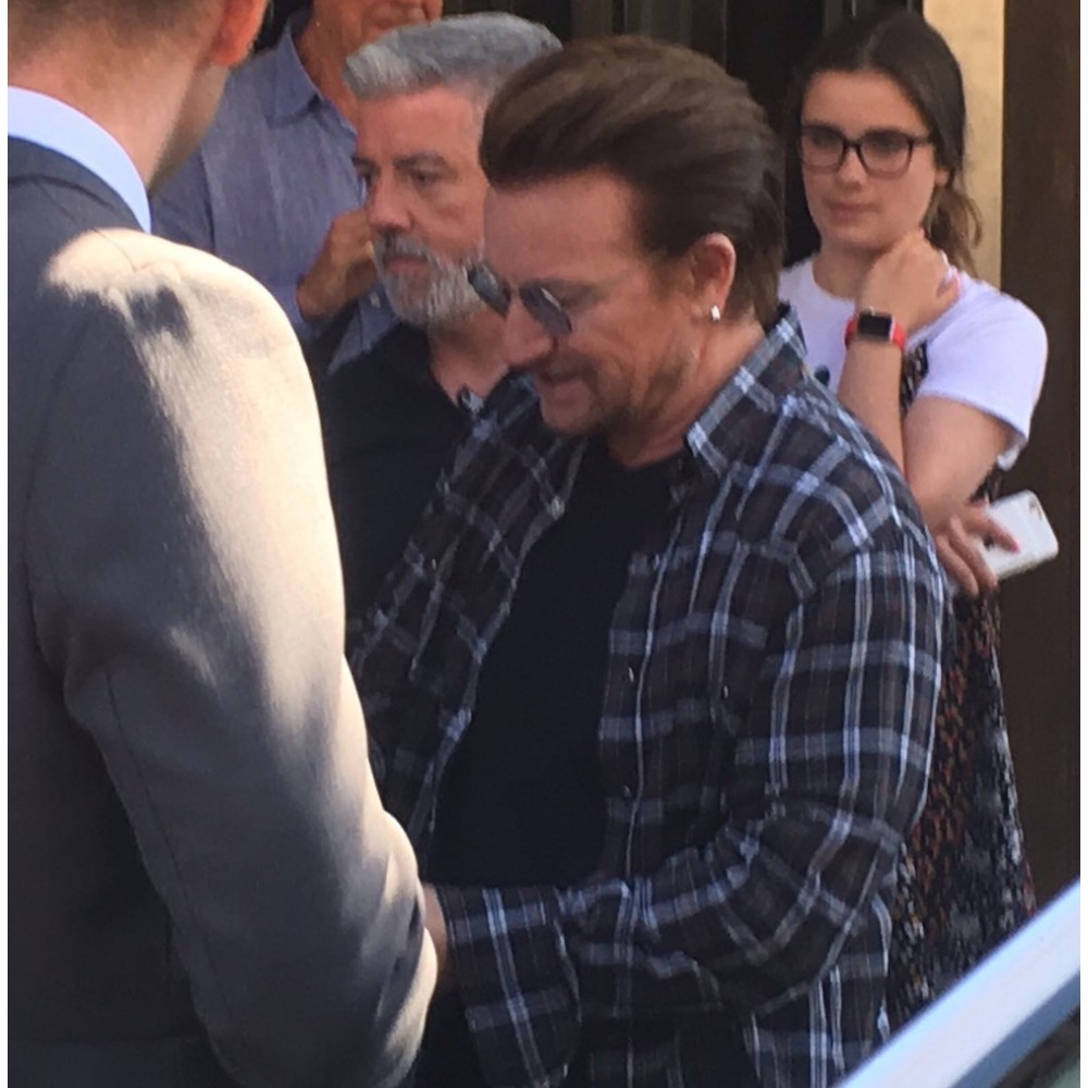 Music Bono U2 Signed 16x12 Photograph Proof Music Bono U2 Signed 16x12 Photograph Proof
