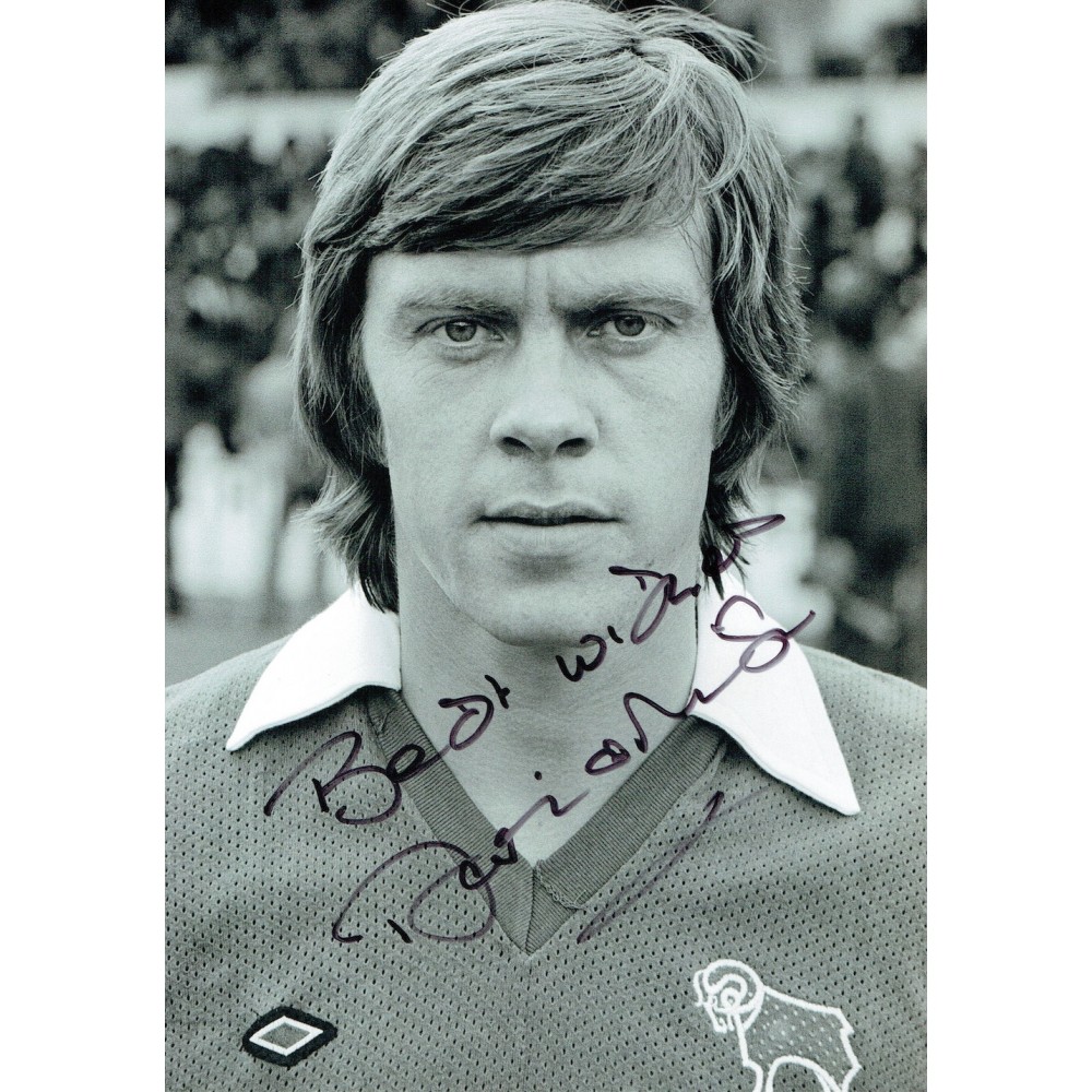 David Nish Autograph Derby County Signed 12x8 Football Photograph. David Nish Autograph Derby County Signed 12x8 Football Photograph.