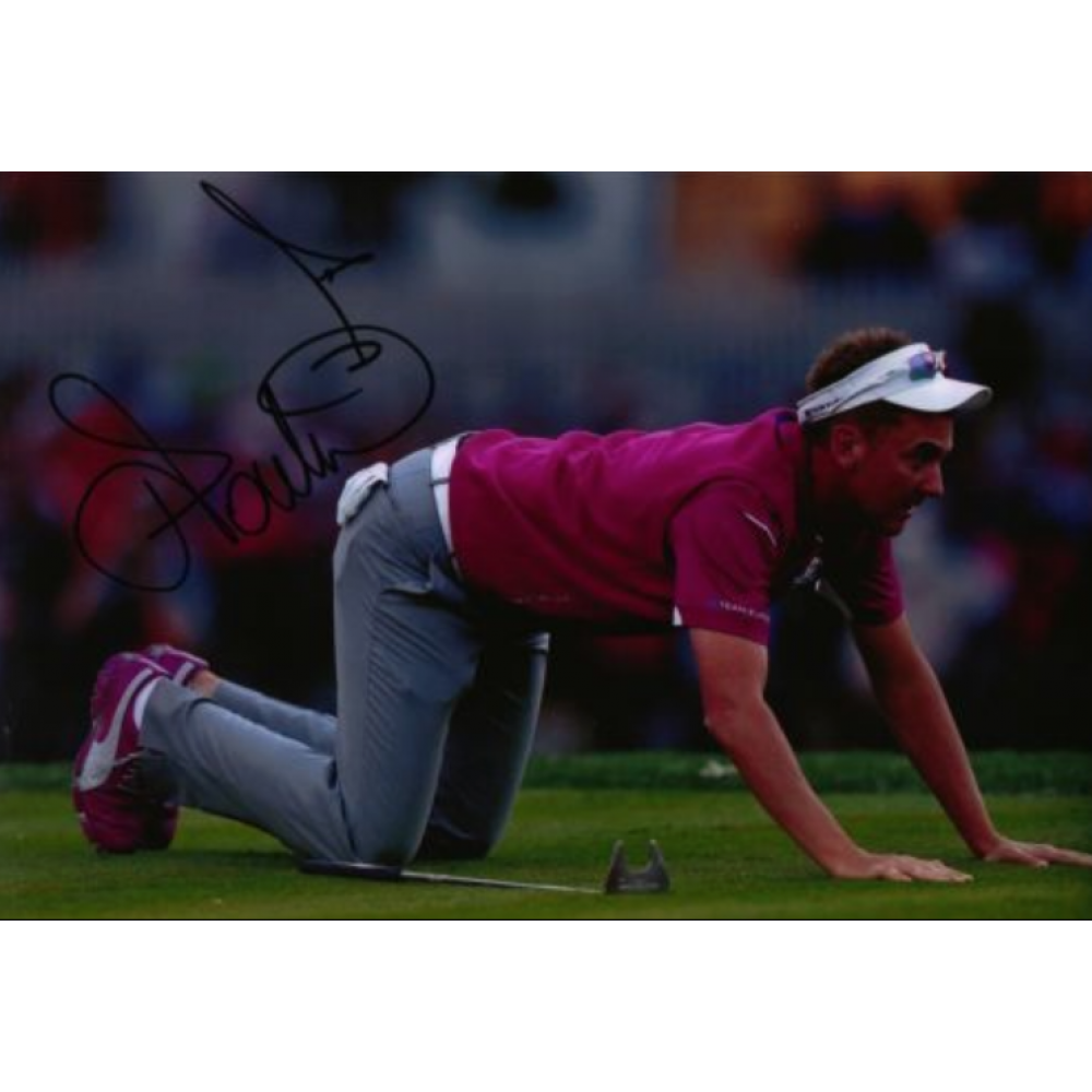 Ian Poulter 8x12 Signed Golf Photograph Ian Poulter 8x12 Signed Golf Photograph