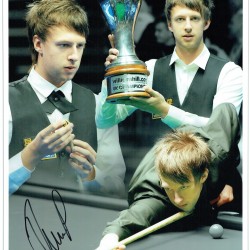 Judd Trump Signed 12x16 Snooker Montage Photograph