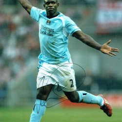 Micah Richards Signed 8x12 Signed Manchester City Football Photograph Micah Richards Signed 8x12 Signed Manchester City Football Photograph