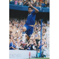 Diego Costa Signed 8x12 Inch Chelsea Football Photograph 