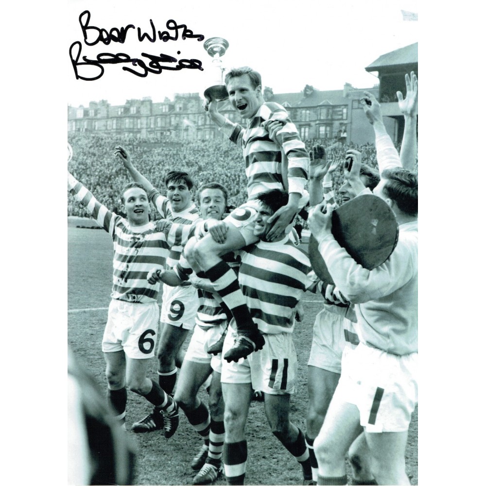 Billy McNeill Signed 16x12 Celtic 1967 European Cup Football Photograph Billy McNeill Signed 16x12 Celtic 1967 European Cup Football Photograph