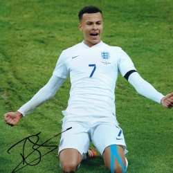 Dele Alli Signed 16x12 England Football Photograph Dele Alli Signed 16x12 England Football Photograph