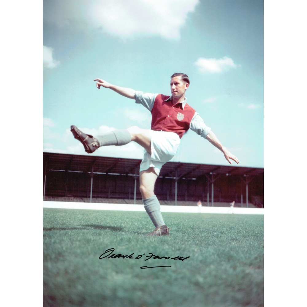 Frank O'Farrell Signed West Ham Large Football Photograph Frank O'Farrell Signed West Ham Large Football Photograph