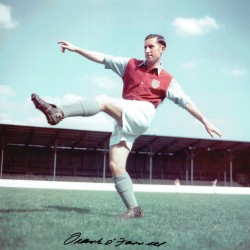 Frank O'Farrell Signed West Ham Large Football Photograph Frank O'Farrell Signed West Ham Large Football Photograph