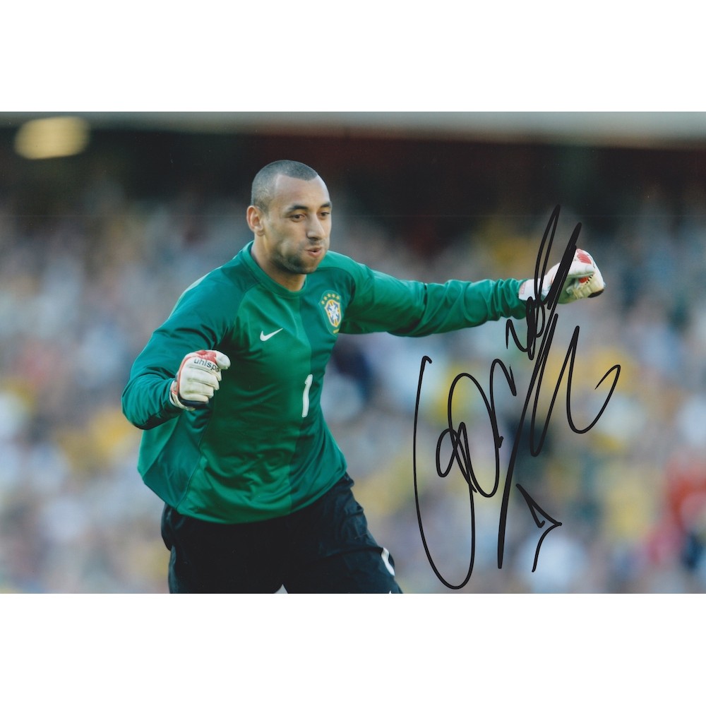 Heurelho Gomes Brazil 12x8 Signed Brazil Photograph Heurelho Gomes Brazil 12x8 Signed Brazil Photograph