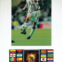 Michael Owen Signed 10x18 England 2005 Germany 2005 World Cup Mounted Football Photo Display Michael Owen Signed 10x18 England 2005 Germany 2005 World Cup Mounted Football Photo Display