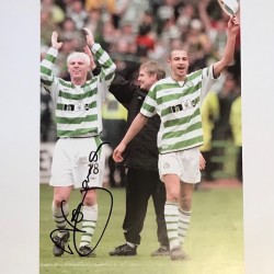 Neil Lennon Signed Ltd.Edition oh Bhoy! oh Bhoy! Title Winning Celtic Print Neil Lennon Signed Ltd.Edition oh Bhoy! oh Bhoy! Title Winning Celtic Print