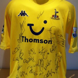 Ledley King 2004/05 Squad Signed Replica Tottenham Hotspur Away Kit Football Spurs Shirt