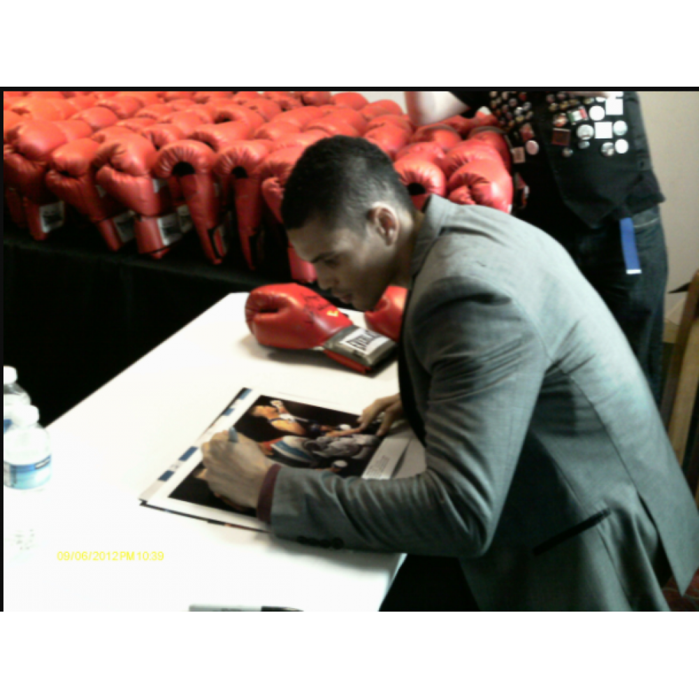 Anthony Ogogo Signed 12x16 Olympic & Commonwealth Montage Boxing Photograph