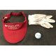 Darren Clarke Signed & Used Visor, Glove & Ball From The 2006 Open Golf Championship