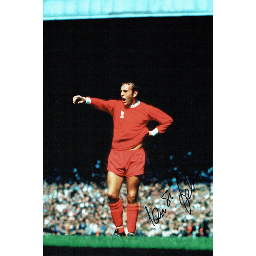 Ian St john (1938-2021) Liverpool Signed 12 x 8 Inch Football Photograph