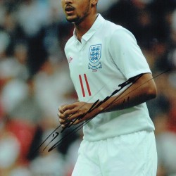 Theo Walcott Signed 11x16 England Football Photograph Theo Walcott Signed 11x16 England Football Photograph