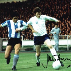 Mick Channon Signed 8x12 England Football Photograph Mick Channon Signed 8x12 England Football Photograph