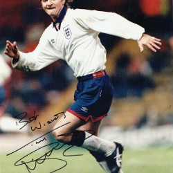 Tim Sherwood Autograph Signed England 8x10 Inch Football Photograph Tim Sherwood Autograph Signed England 8x10 Inch Football Photograph
