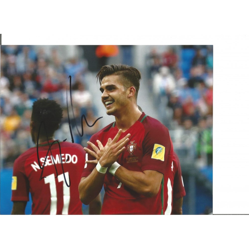 Andre Silva Portugal 10 x 8 Inch Hand Signed Authentic Football Photo Andre Silva Portugal 10 x 8 Inch Hand Signed Authentic Football Photo