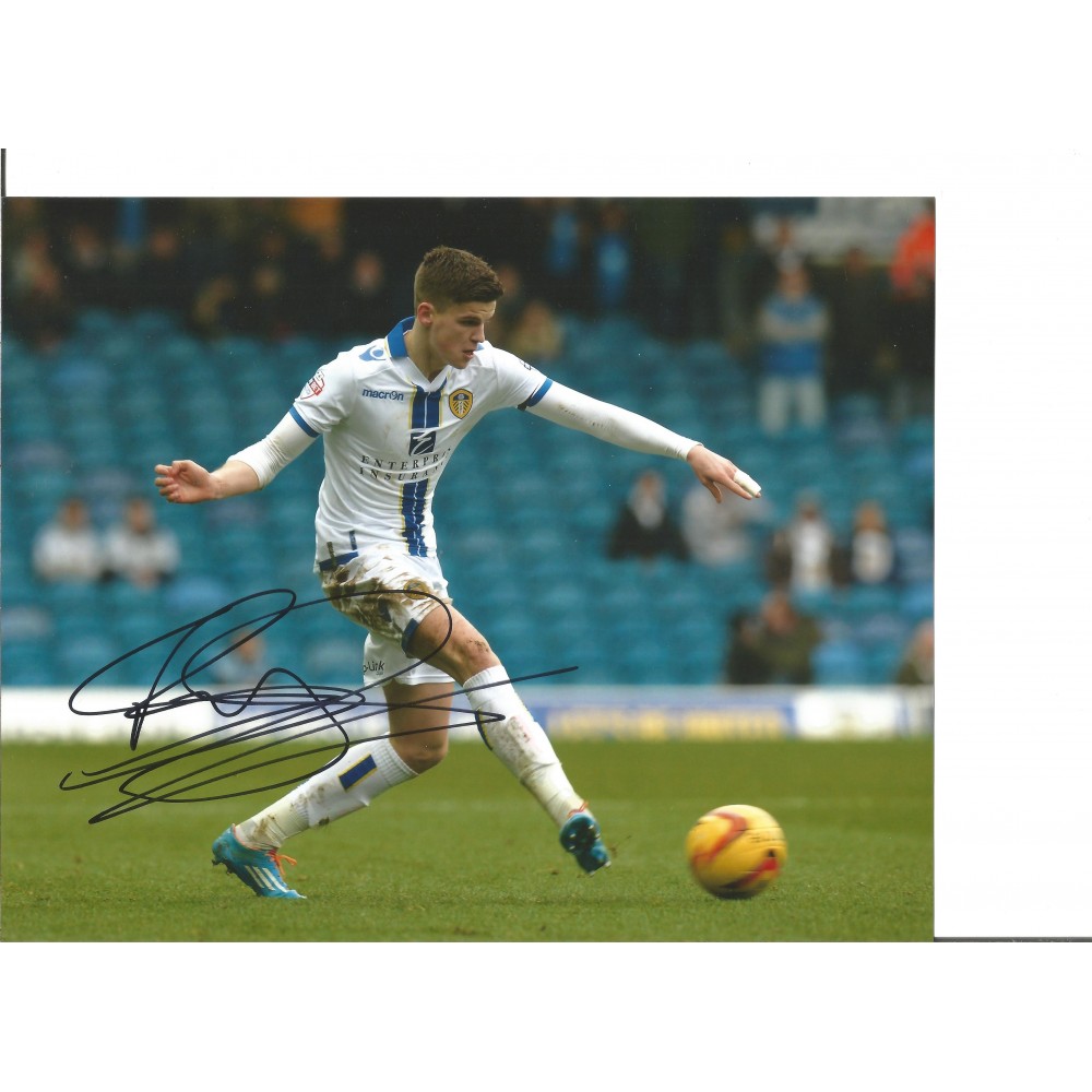 Sam Byram Leeds United 10 x 8 Inch Hand Signed Authentic Football Photo Sam Byram Leeds United 10 x 8 Inch Hand Signed Authentic Football Photo