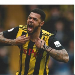 Andre Gray Watford FC 10 x 8 Inch Hand Signed Authentic Football Photo Andre Gray Watford FC 10 x 8 Inch Hand Signed Authentic Football Photo