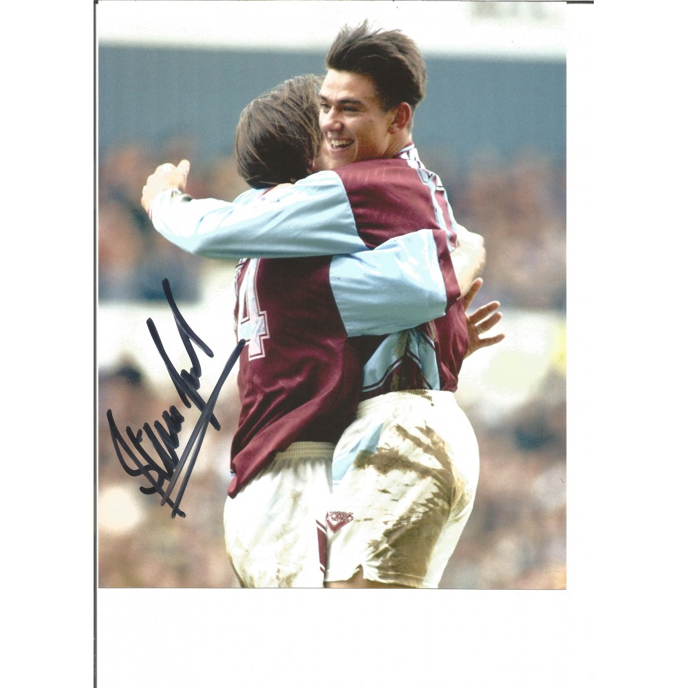 Steve Jones West Ham 10 x 8 Inch Hand Signed Authentic Football Photo Steve Jones West Ham 10 x 8 Inch Hand Signed Authentic Football Photo
