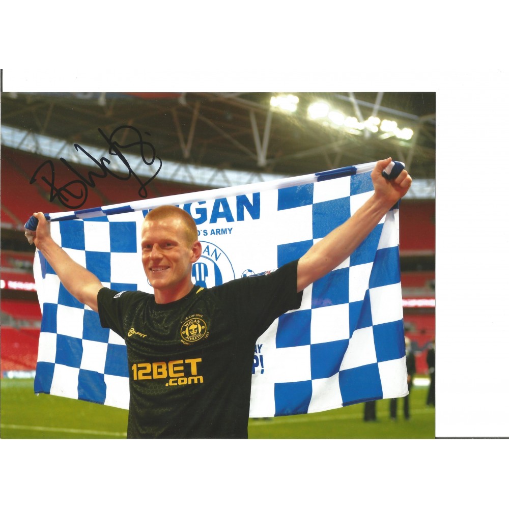 Ben Watson Wigan Athletic 10 x 8 In Hand Signed Authentic Football Photo Ben Watson Wigan Athletic 10 x 8 In Hand Signed Authentic Football Photo
