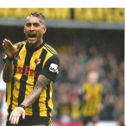Roberto Pereyra Watford FC 10x8 Inch Hand Signed Authentic Football Photo Roberto Pereyra Watford FC 10x8 Inch Hand Signed Authentic Football Photo
