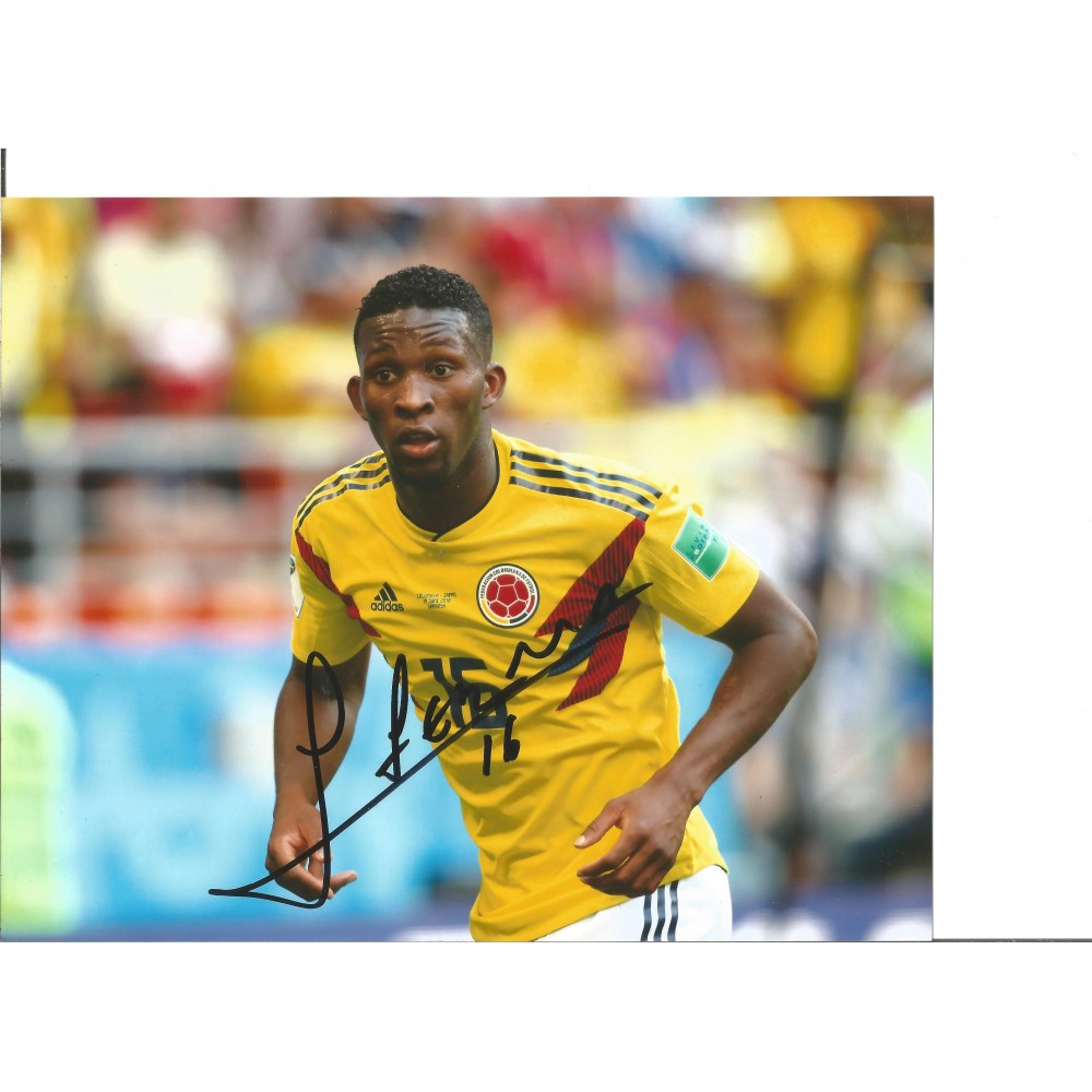 Jefferson Lerma Columbia 10 x 8 Inch Hand Signed Authentic Football Photo Jefferson Lerma Columbia 10 x 8 Inch Hand Signed Authentic Football Photo