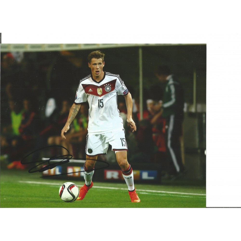 Erik Durm Germany 10 x 8 Inch Hand Signed Authentic Football Photo Erik Durm Germany 10 x 8 Inch Hand Signed Authentic Football Photo