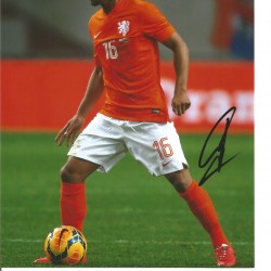 Jonathan De Guzman Netherlands 10x8 Inch Hand Signed Authentic Football Photo Jonathan De Guzman Netherlands 10x8 Inch Hand Signed Authentic Football Photo