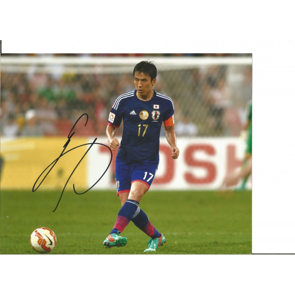 Makoto Hasebe Japan 10 x 8 Inch Hand Signed Authentic Football Photo Makoto Hasebe Japan 10 x 8 Inch Hand Signed Authentic Football Photo
