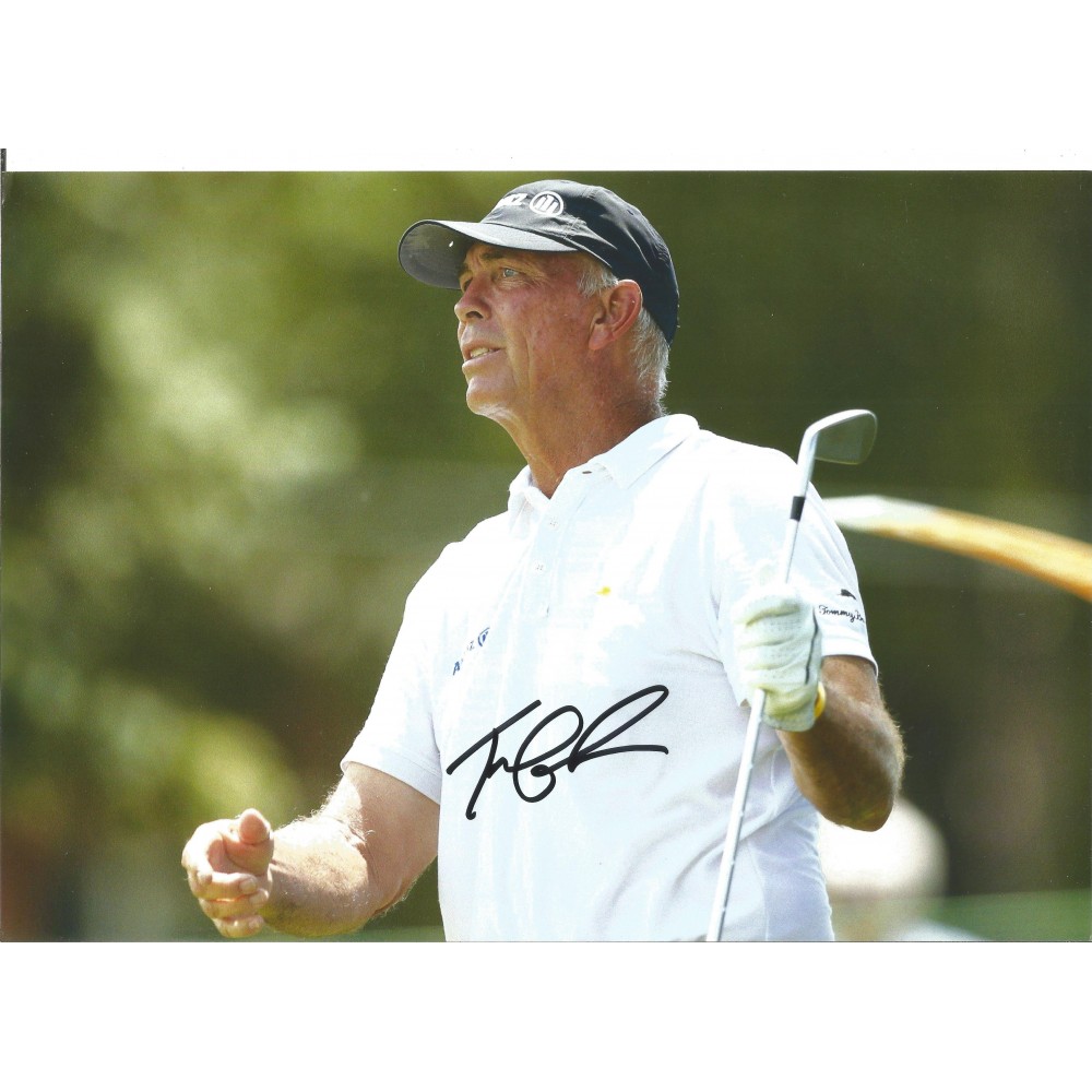 Tom Lehman 12 x 8 inch Hand Signed Authentic Golf Photo Tom Lehman 12 x 8 inch Hand Signed Authentic Golf Photo