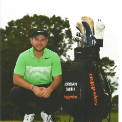 Golfer Jordan Smith 12 x 8 inch Hand Signed Authentic Golf Photo Golfer Jordan Smith 12 x 8 inch Hand Signed Authentic Golf Photo