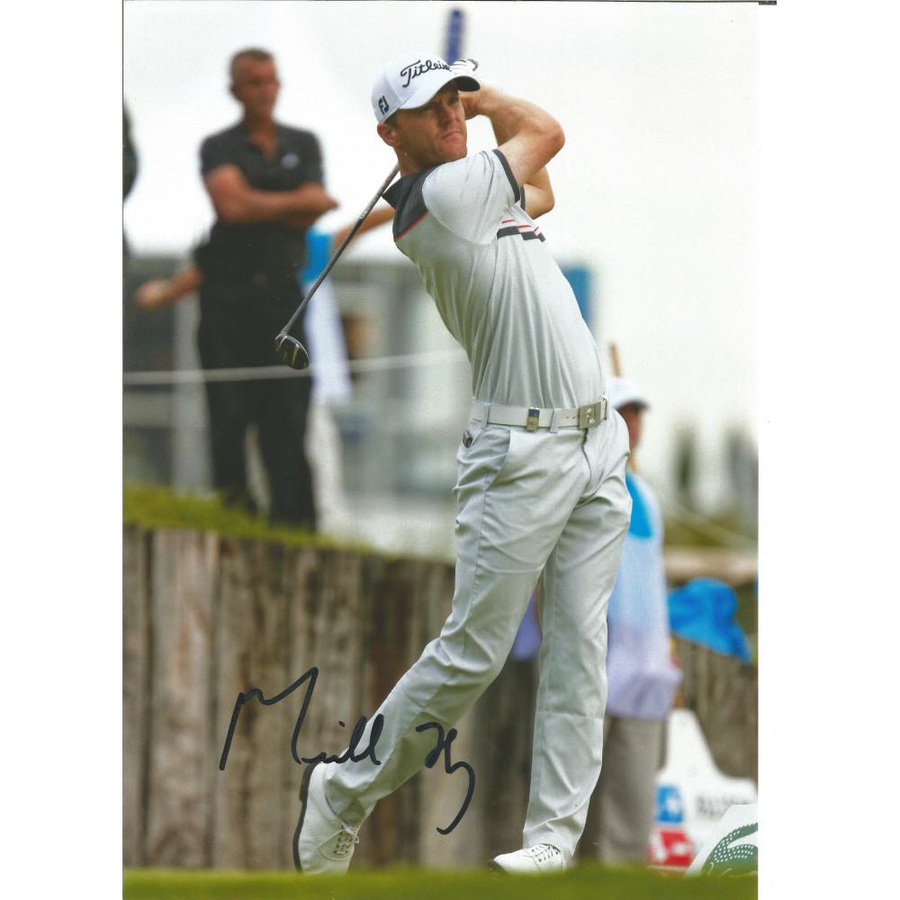 English Golfer Michael Hoey 12 x 8 inch Hand Signed Authentic Golf Photo English Golfer Michael Hoey 12 x 8 inch Hand Signed Authentic Golf Photo