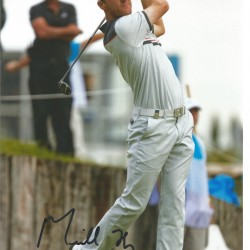 English Golfer Michael Hoey 12 x 8 inch Hand Signed Authentic Golf Photo English Golfer Michael Hoey 12 x 8 inch Hand Signed Authentic Golf Photo