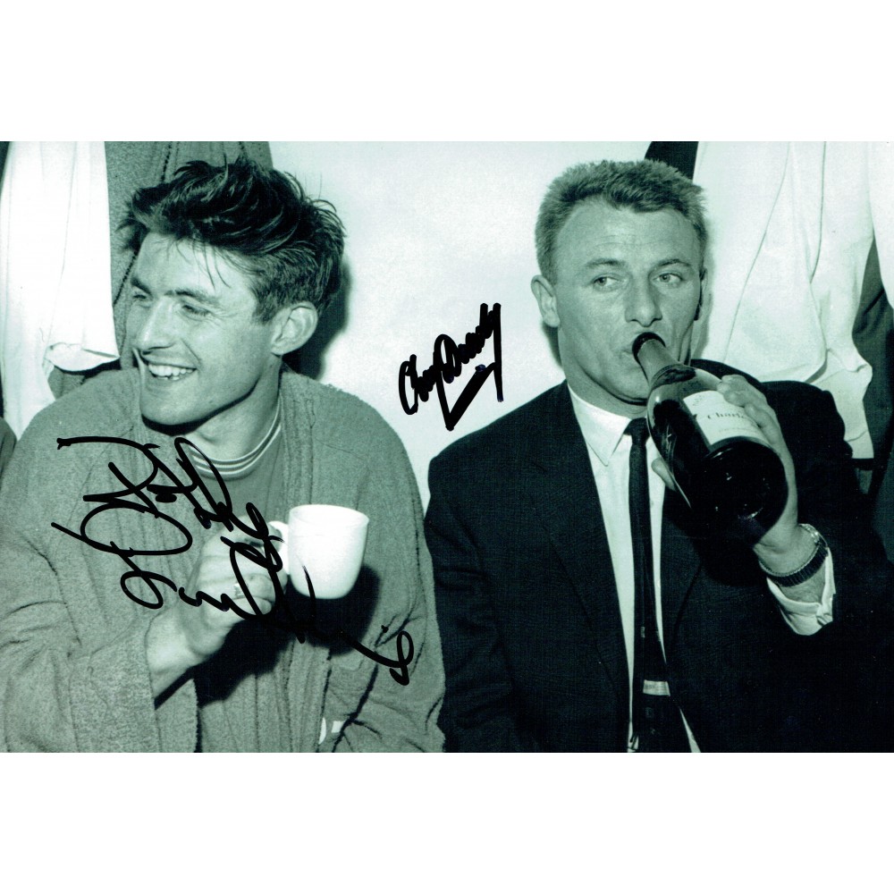 Tommy Docherty & Bobby Tambling Dual Signed 12x8 Chelsea Photo Tommy Docherty & Bobby Tambling Dual Signed 12x8 Chelsea Photo
