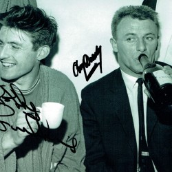 Tommy Docherty & Bobby Tambling Dual Signed 12x8 Chelsea Photo