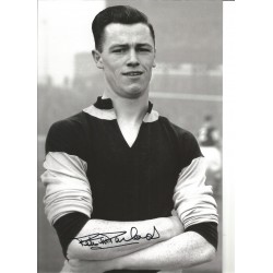 Peter Mcparland Aston Villa Signed 10 x 8 inch football photo.