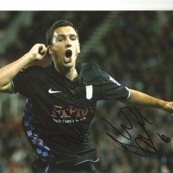 Stewart Downing Aston Villa Signed 12 x 8 inch football photo. Stewart Downing Aston Villa Signed 12 x 8 inch football photo.