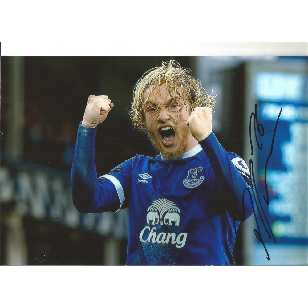Tom Davies Everton Signed 10 x 8 inch football photo. Tom Davies Everton Signed 10 x 8 inch football photo.