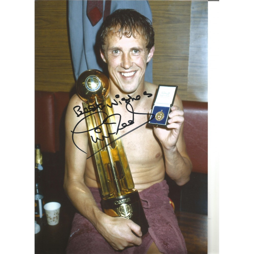 Phil Neal Liverpool Signed 12 x 8 inch football photo. Phil Neal Liverpool Signed 12 x 8 inch football photo.