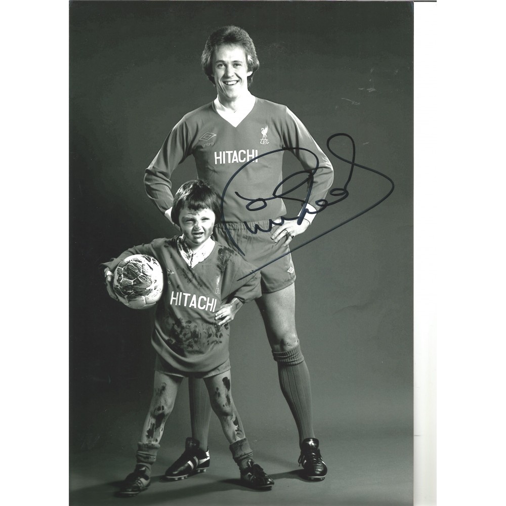  Phil Neal Liverpool Signed 12 x 8 inch football photo.