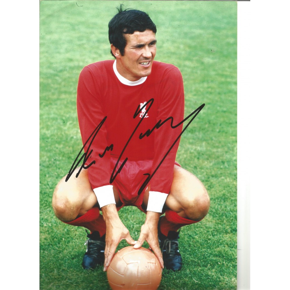 Ron Yeats Liverpool Signed 10 x 8 inch football photo. Ron Yeats Liverpool Signed 10 x 8 inch football photo.