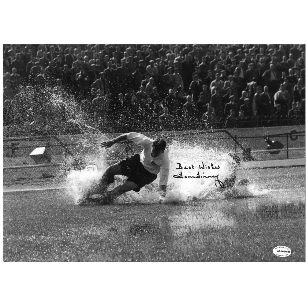 Tom Finney Assorted Preston Signed 16 x 12 inch football photo.
