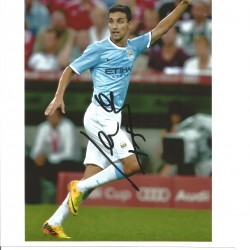 Jesus Navas Manchester City Signed 10 x 8 inch football photo. Jesus Navas Manchester City Signed 10 x 8 inch football photo.