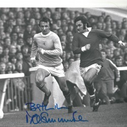 Mike Sumerbee Manchester City Signed 10 x 8 inch football photo. Mike Sumerbee Manchester City Signed 10 x 8 inch football photo.