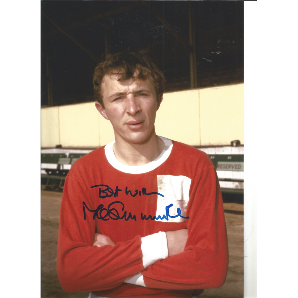 Mike Sumerbee Manchester City Signed 10 x 8 inch football photo. Mike Sumerbee Manchester City Signed 10 x 8 inch football photo.