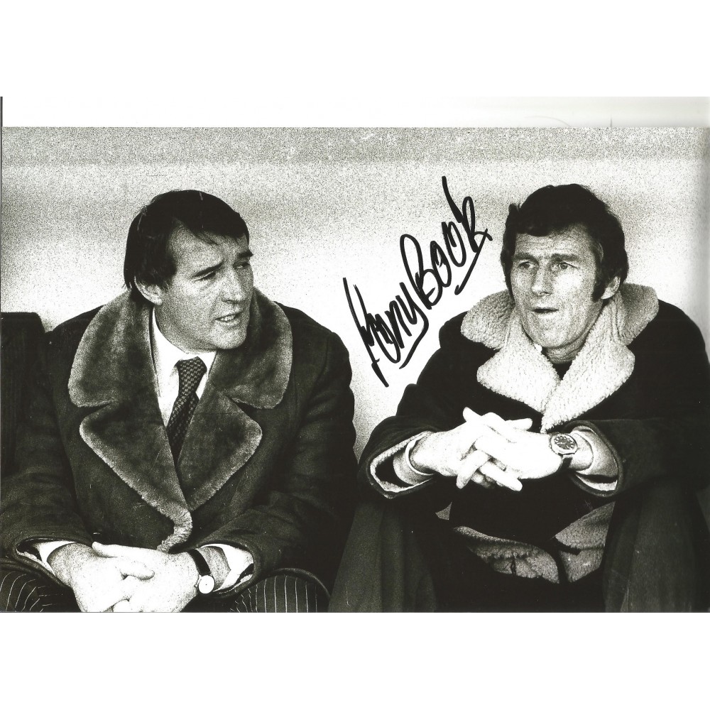 Tony Book Manchester City Signed 12 x 8 inch football photo. Tony Book Manchester City Signed 12 x 8 inch football photo.
