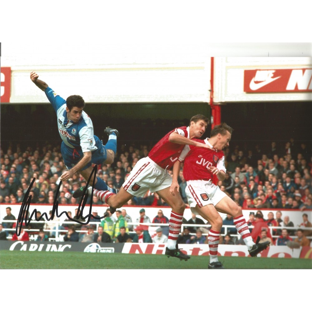 Mike Newell Blackburn Signed 12 x 8 inch football photo. Mike Newell Blackburn Signed 12 x 8 inch football photo.