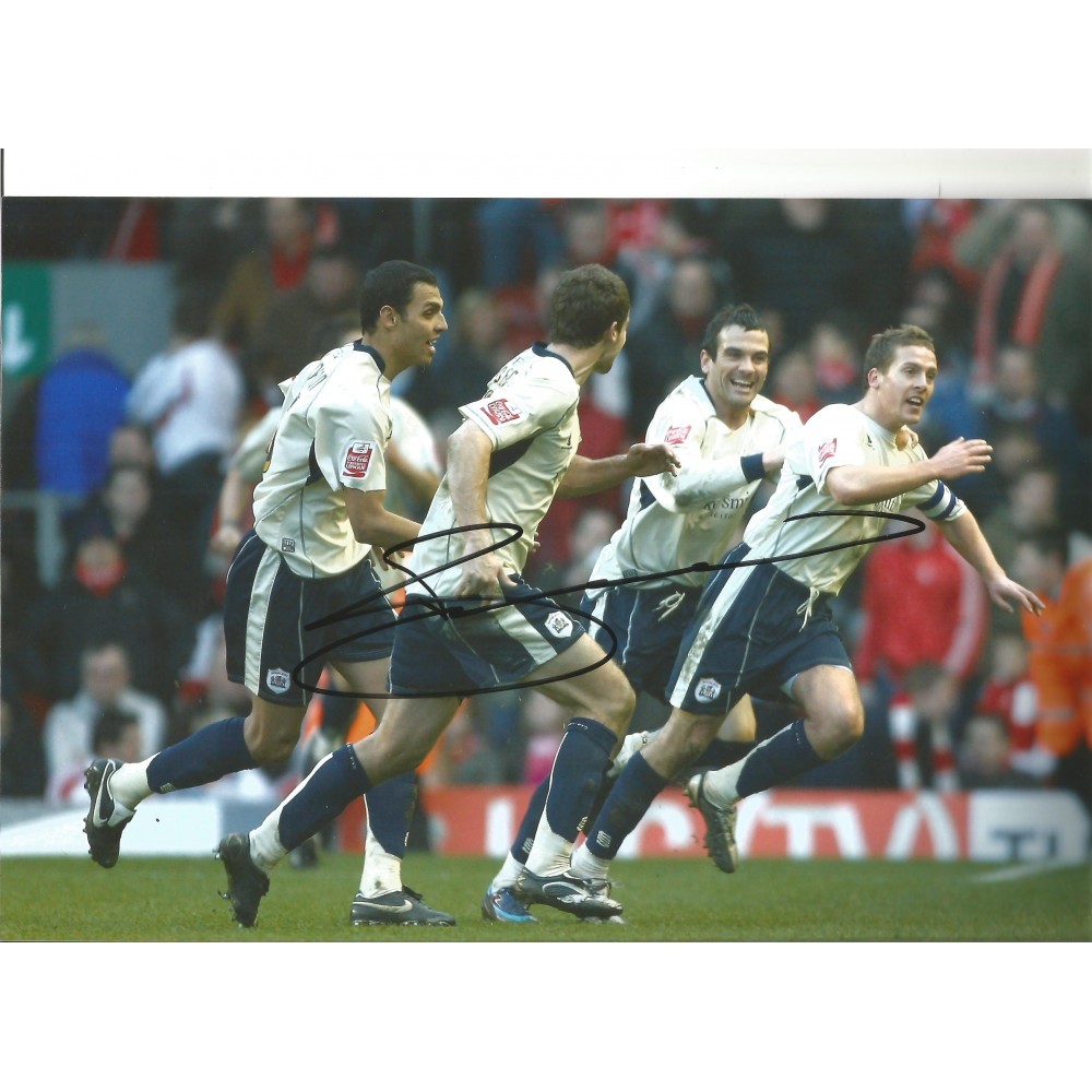 Brian Howard Barnsley Signed 10 x 8 inch football photo. Brian Howard Barnsley Signed 10 x 8 inch football photo.